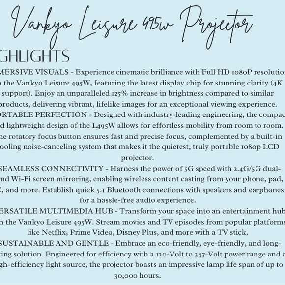 Projector with screen - Picture 16 of 16